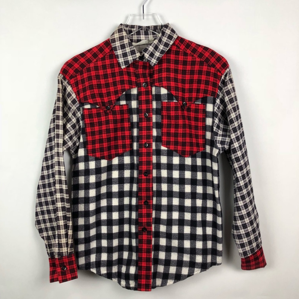 Vintage J Yves-Elliott | Plaid Button Shirt